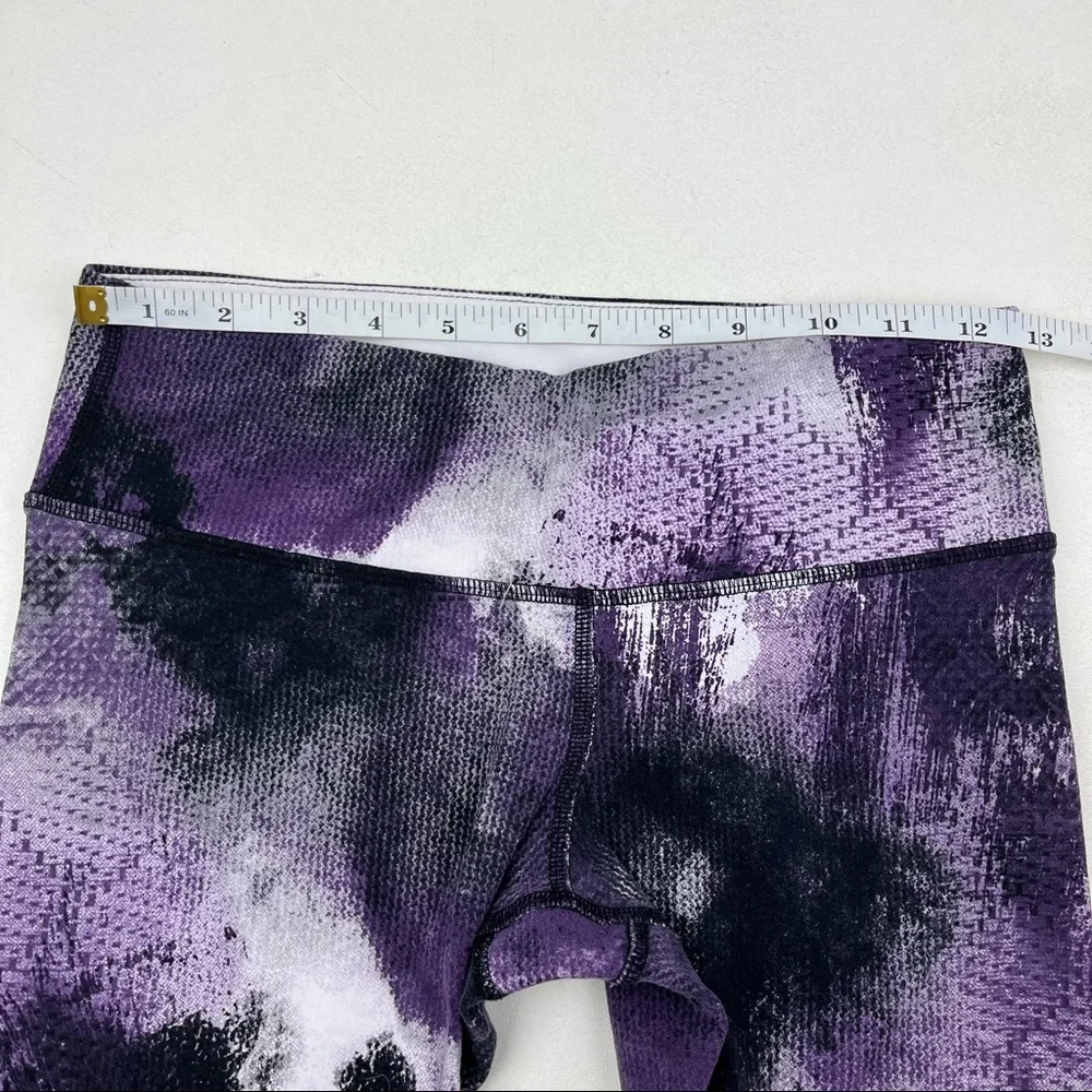 ALO Yoga Airbrush Purple Smoke Printed Leggings - Picture 4 of 9